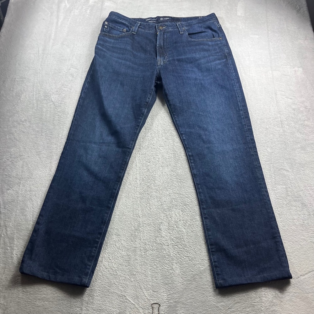 AG Adriano Goldschmied Everett Slim Straight Japanese Fabric Jeans Blue 34x34